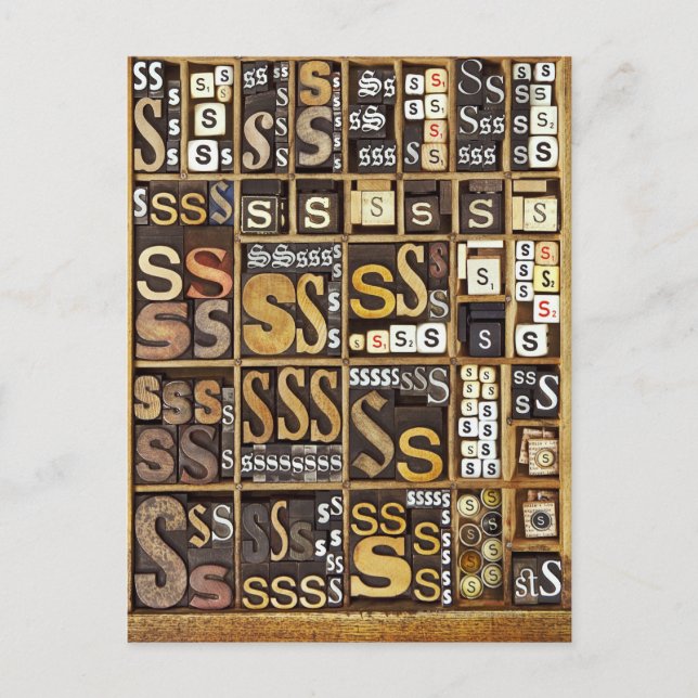Letter S Postcard (Front)