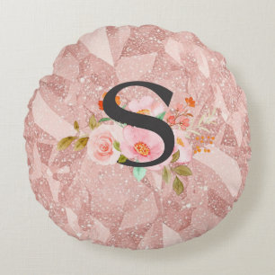 Letter S Round Cushion
