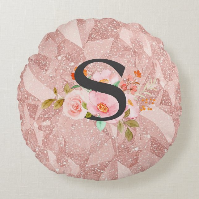Letter S Round Cushion (Front)