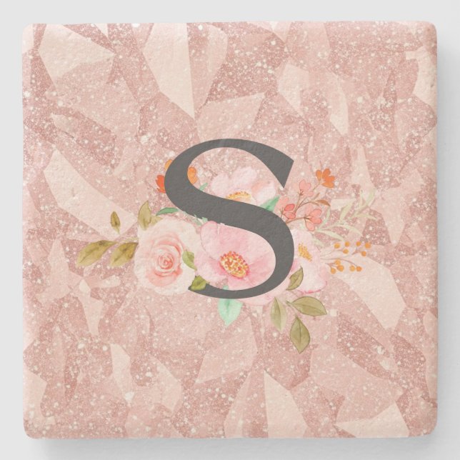 Letter S Stone Coaster (Front)