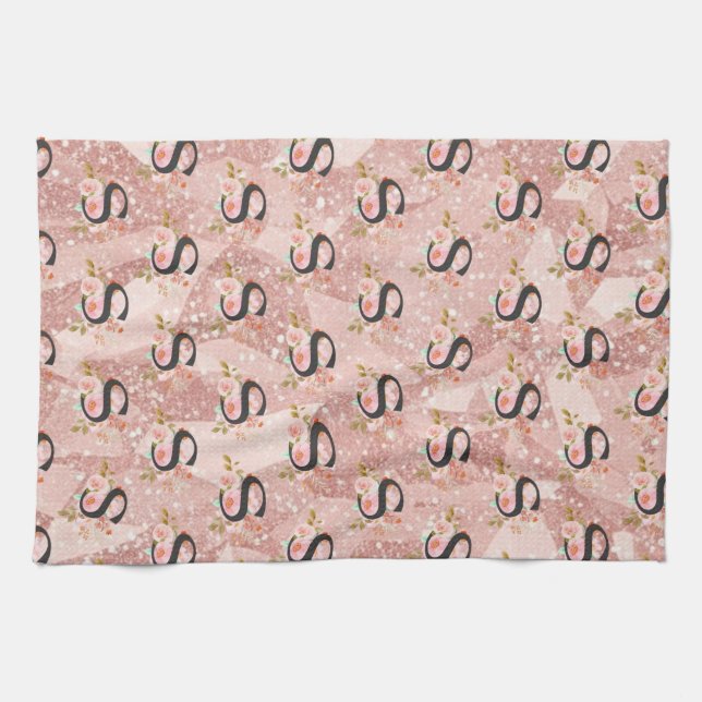 Letter S Tea Towel (Horizontal)