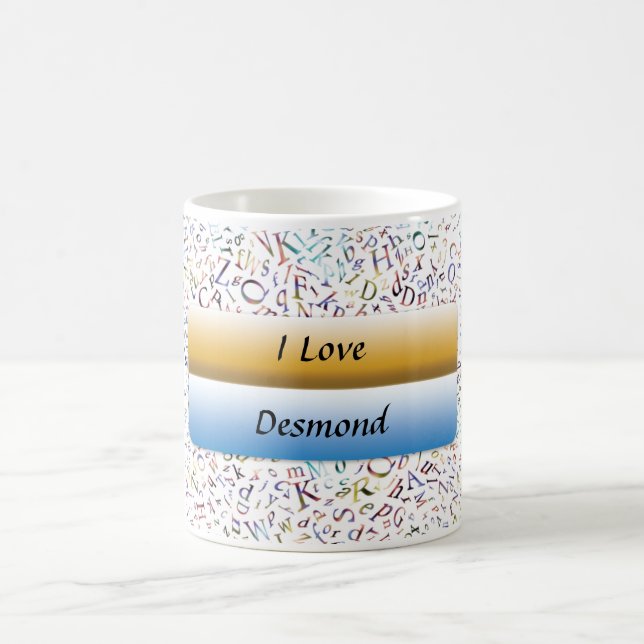 Letter Scramble Coffee Mug (Center)