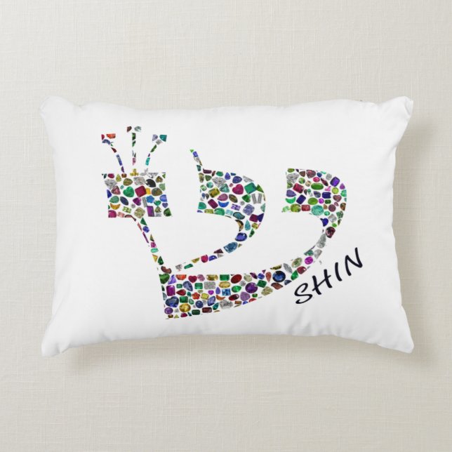 Letter Shin Decorative Cushion (Front)