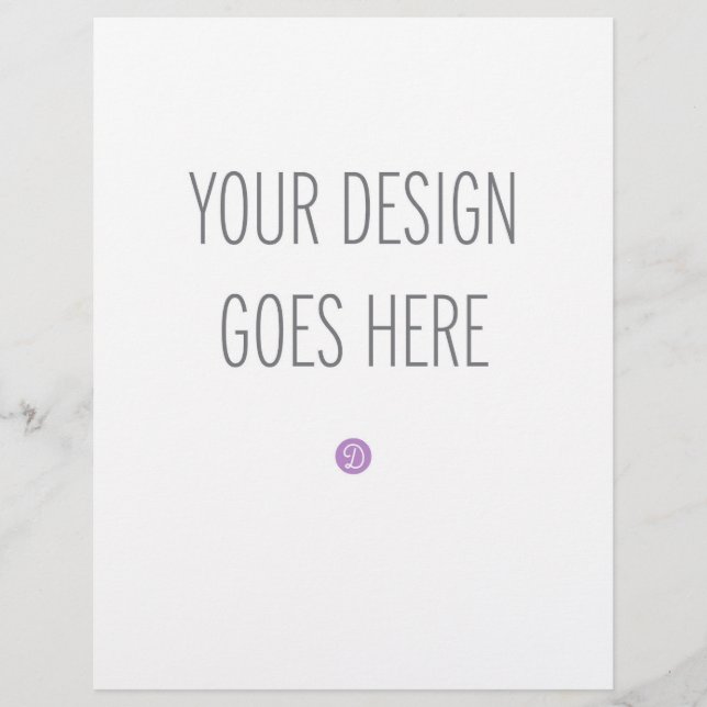 Letter Sized Flyer Printing (8"x11.5") (Front)