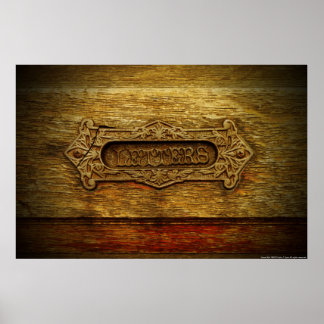 Letter Slot Print/Poster Poster