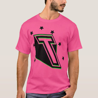 Letter T Capital Letter Name Lettering in the form T-Shirt