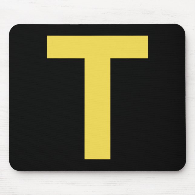 Letter T Fun Chipmunk Group Matching Halloween Cos Mouse Mat (Front)