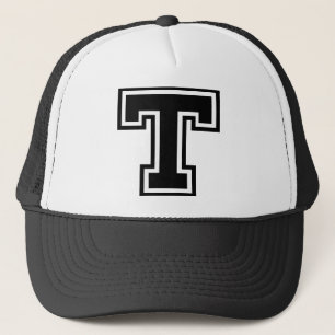 Letter "T" Initial Trucker Hat
