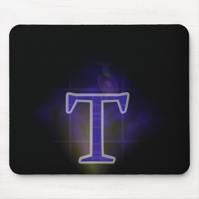 Letter T Mouse Mat (Front)