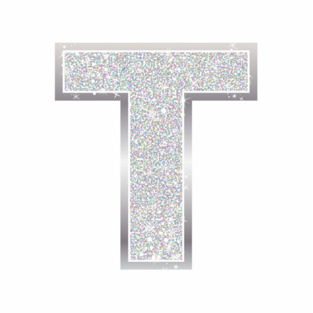 Letter T Photo Sculpture Decoration (Front)