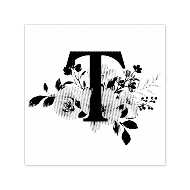 Letter T Self-inking Stamp (Design)