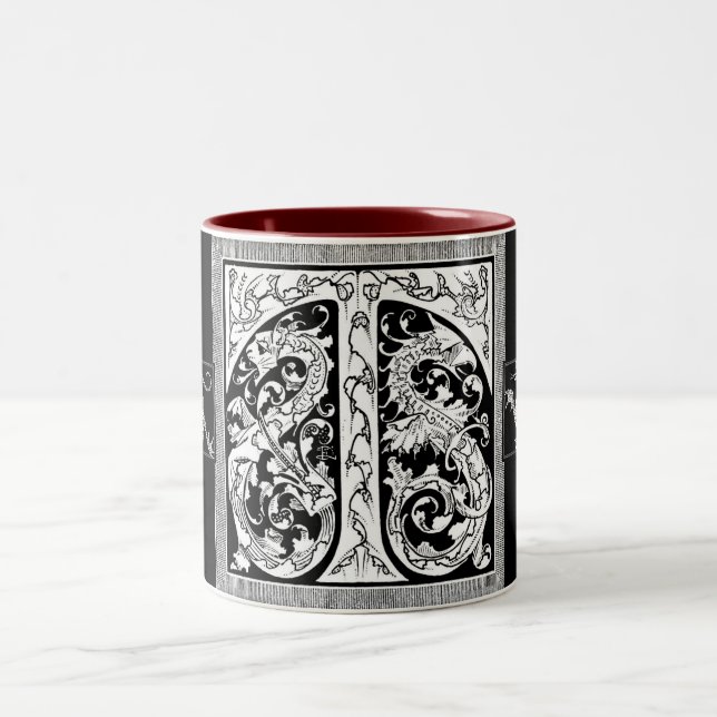 Letter T with Dragons Mug (Center)
