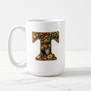 Letter Thanksgiving turkey style  Coffee Mug