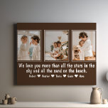 Letter To Mum Personalised Custom Family Collage Canvas Print<br><div class="desc">The "Letter To Mum Personalised Custom Family Collage Canvas Print" is a heartfelt and customisable gift that's perfect for anyone looking to express their love and appreciation for Mum. Featuring a beautiful photo collage capturing cherished family moments, this canvas tells the story of your family's journey. What sets it apart...</div>