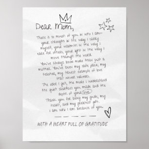 Letter to Mum Poster