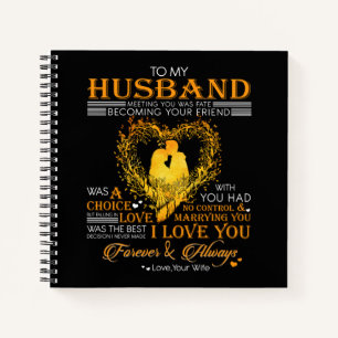 Letter To My Husband, Love Husband Gift Notebook
