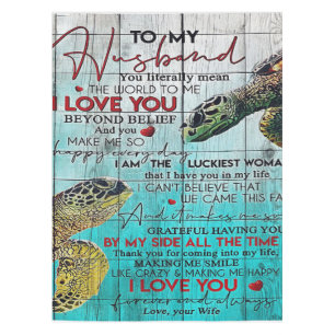 Letter To My Husband, Love Quotes Letter Tablecloth