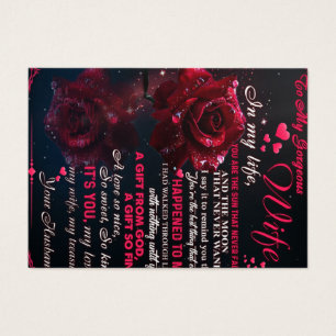 Letter To My Wife Gift, Couple Love Wedding Gift