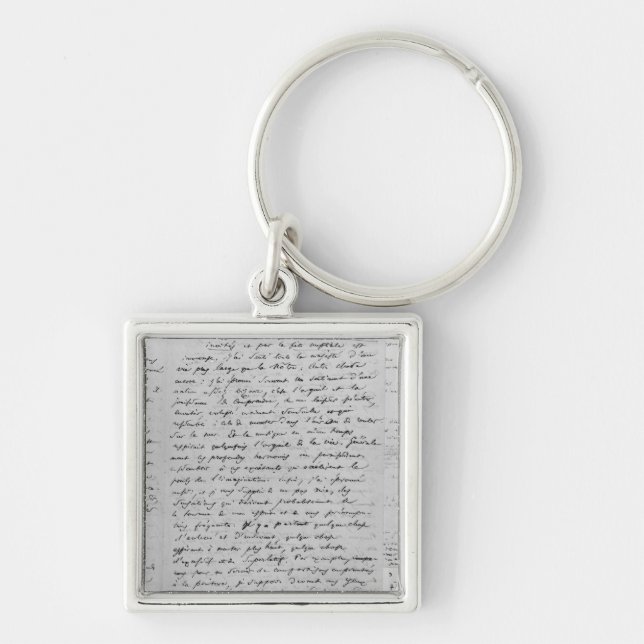 Letter to Richard Wagner  17th February 1860 Key Ring (Front)