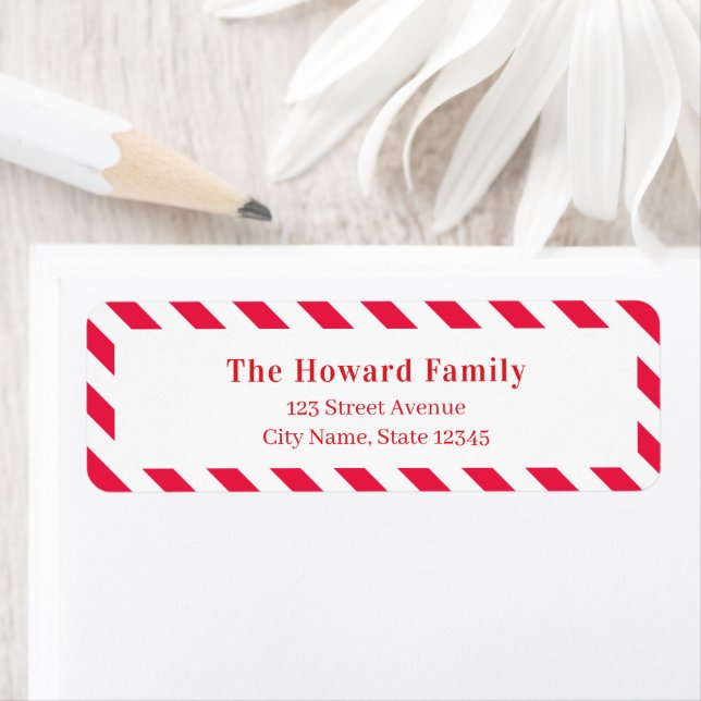 Letter To Santa Christmas Holiday Address Label (Insitu)