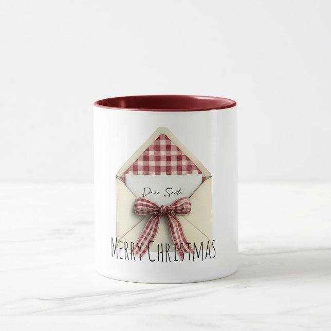 Letter to Santa Christmas  Mug (Center)