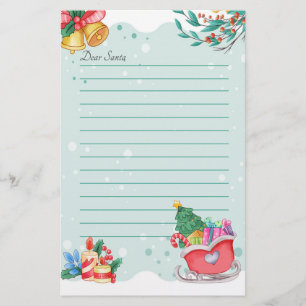 Letter to Santa Claus Holiday Stationery