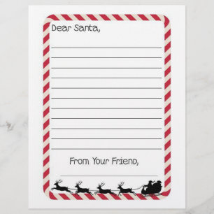 Letter to Santa Custom Letterhead