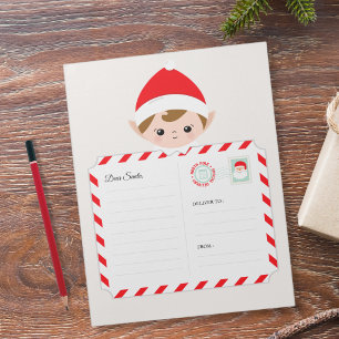 Letter to Santa - Elf Airmail Notepad