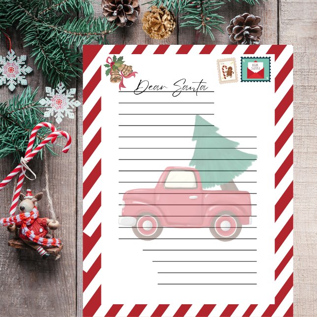Letter to Santa Festive Kids Christmas Wish List (Creator Uploaded)
