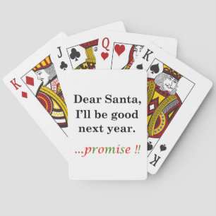 Letter to Santa Playing Cards