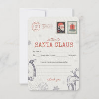 🎅Letter to Santa | Printable Christmas Wish List