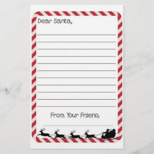 Letter to Santa Stationery