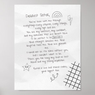 Letter to Sister Poster