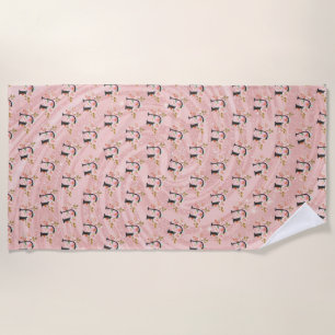 Letter U Beach Towel