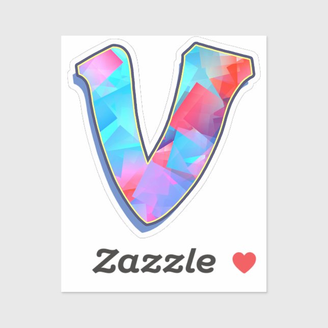 Letter V - Color Mix (Sheet)