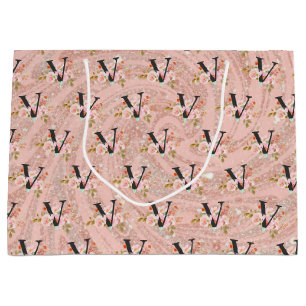Letter V Large Gift Bag