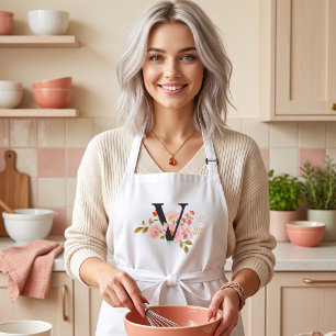 Letter V Long Apron