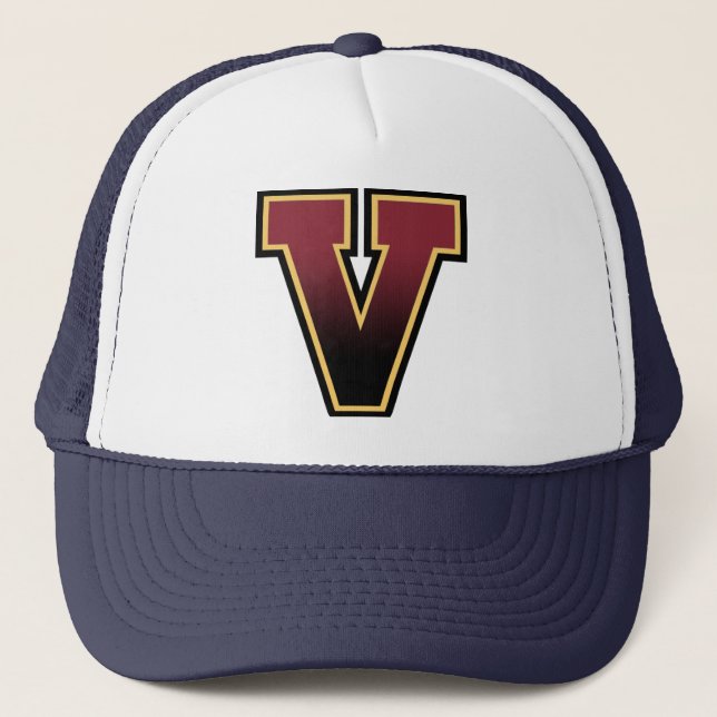 Letter "V" monogram Trucker Hat (Front)