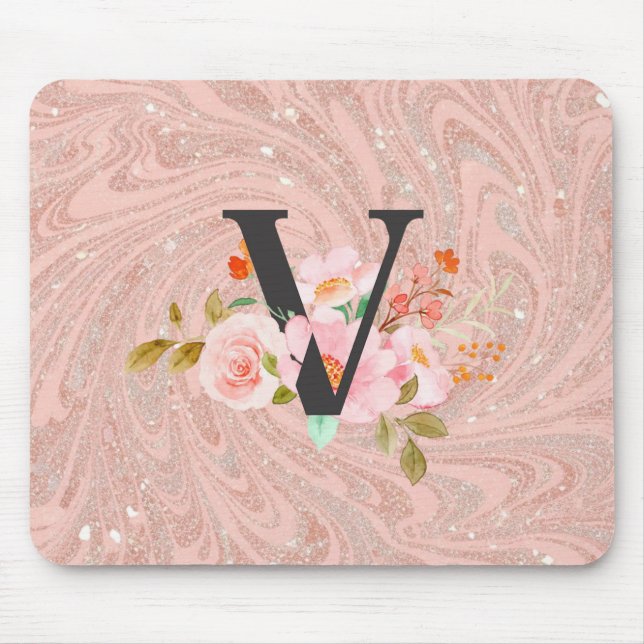 Letter V Mouse Mat (Front)