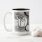 Letter V Mug, Art by Elizabeth Sampson Coffee Mug