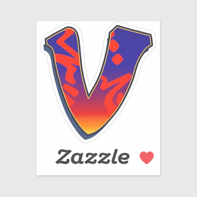 Letter V - Night Sky (Sheet)