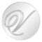 Letter V script initial faux silver monogram favou