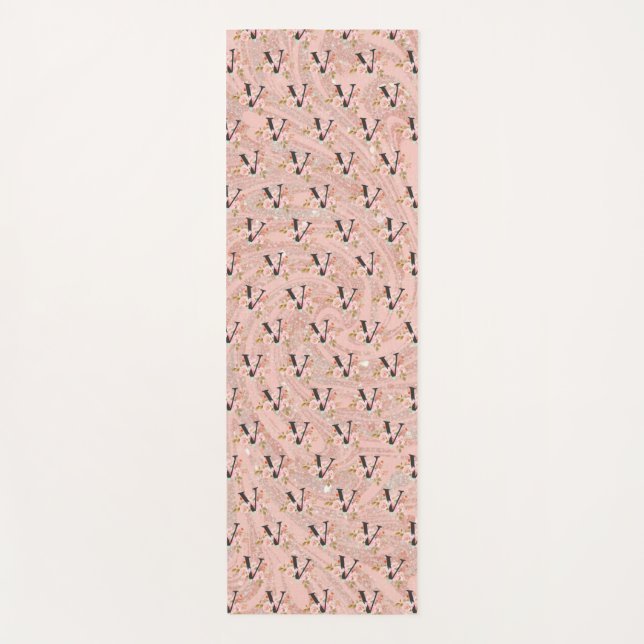 Letter V Yoga Mat (Front)
