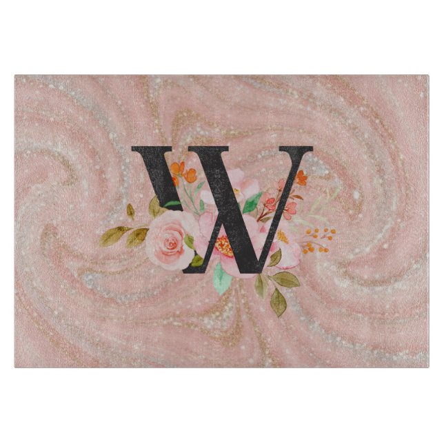 Letter W Cutting Board (Front)