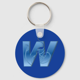 Letter W Key Ring