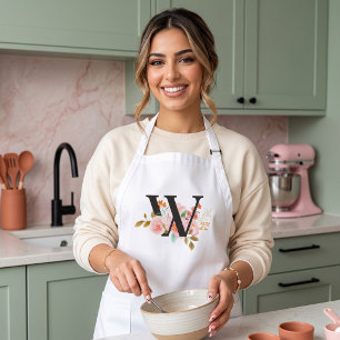 Letter W Long Apron