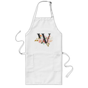 Letter W Long Apron
