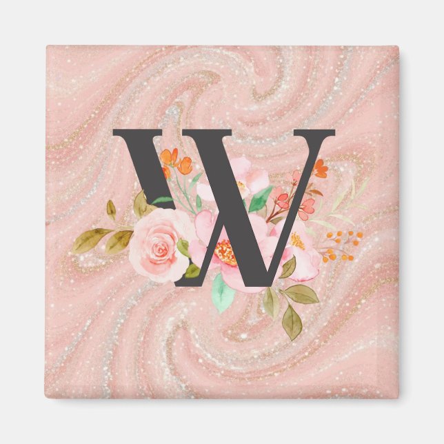 Letter W Magnet (Front)