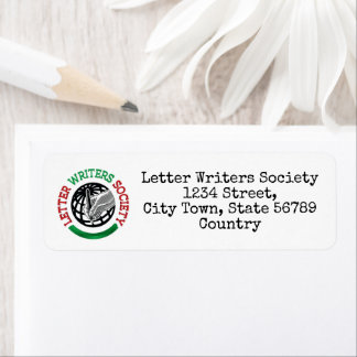 Letter Writers Society Return Address Labels
