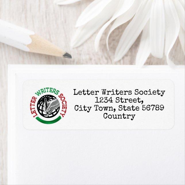 Letter Writers Society Return Address Labels (Insitu)